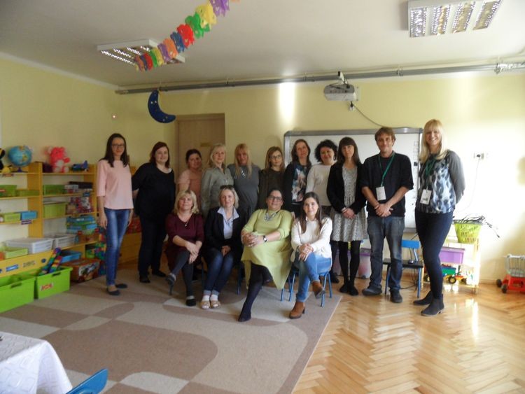 Nauczyciele z zagranicy odwiedzili Przedszkole nr 17, Przedszkole nr 17 w Jastrzębiu-Zdroju