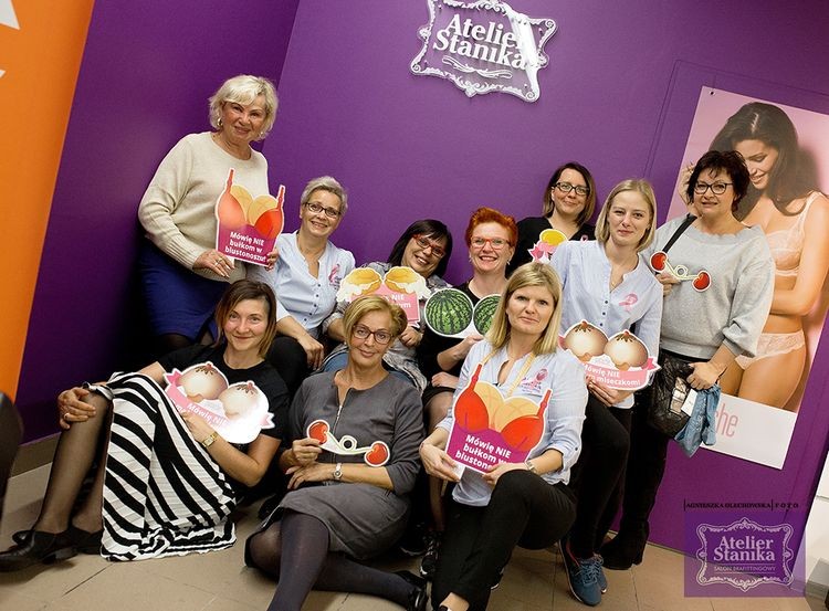 „Niech moc będzie w naszych rękach”. Kobiety rozmawiały o profilaktyce raka piersi, Atelier Stanika