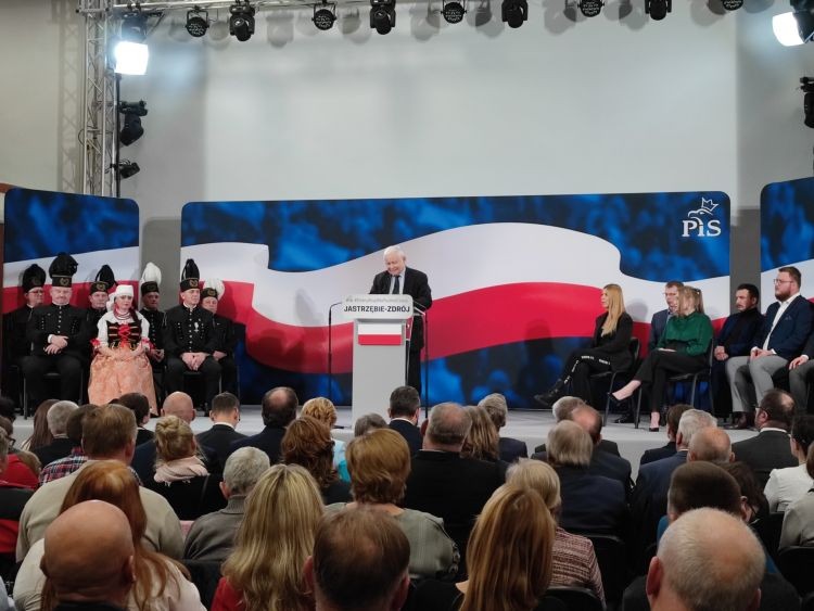 Jarosław Kaczyński był w Jastrzębiu! O czym mówił prezes PiS-u?, Kamil Budniok