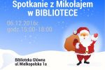 Święty Mikołaj spotka się z dziećmi w bibliotece, materiały prasowe MBP Jastrzębie-Zdrój