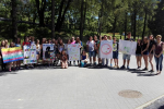Młodzież Gimnazjum nr 6 zorganizowała „zdrowy” happening, ZS nr 1 w Jastrzębiu-Zdroju