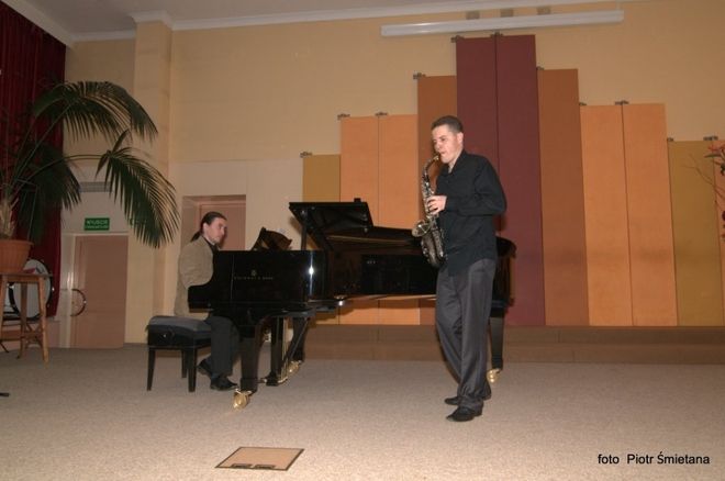 Młodzi muzycy uczyli się grać na saksofonie i klarnecie, Piotr Śmietana