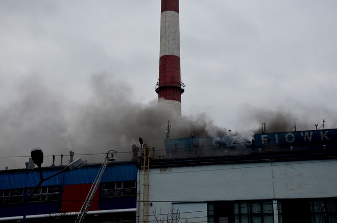 Pożar w EC Zofiówka: zdjęcia strażaków, Mirosław Juraszczyk