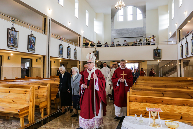 Otwarcie nowego kościoła w Bziu, Dominik Gajda