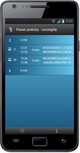 Rozkład jazdy w telefonie. MZK zachęca do pobrania aplikacji, źródło: http://www.taran.com.pl/