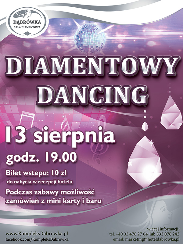 Diamentowy dancing w Hotelu Dąbrówka, materiały prasowe