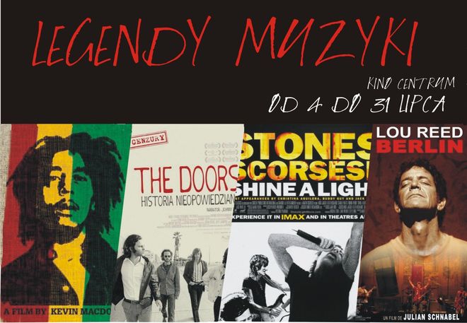 Legendy muzyki w kinie Centrum: Bob Marley, The Doors, Rolling Stones, Lou Reed, Materiały prasowe