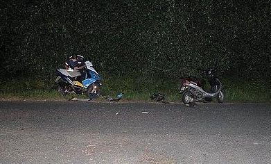 Na Zamkowej zderzyli się dwaj pijani motorowerzyści, Źródło: KMP w Jastrzębiu-Zdroju