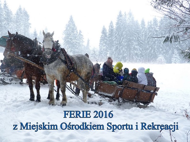Weź udział w atrakcyjnych wydarzeniach zorganizowanych w ramach zimowych ferii przez MOSiR Jastrzębie-Zdrój