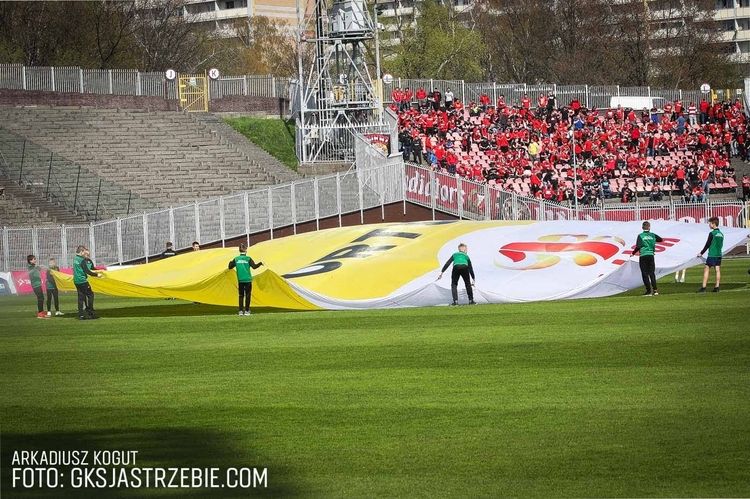Kolejna porażka GKS-u w sezonie. GKS Jastrzębie 0:2 Widzew Łódź, Arkadiusz Kogut/GKS Jastrzębie