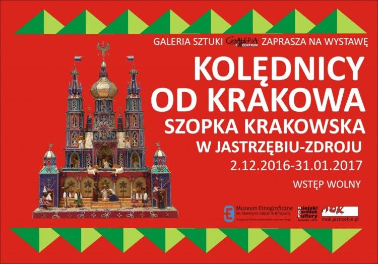 Piękne krakowskie szopki świąteczne można zobaczyć w Galerii Epicentrum, materiały prasowe MOK Jastrzębie-Zdrój