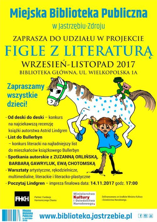 W miejskiej bibliotece ruszył projekt „Figle z literaturą”, MBP w Jastrzębiu-Zdroju