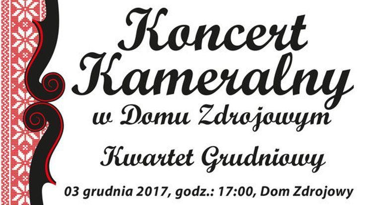 Dom Zdrojowy: Kwartet Grudniowy zagra koncert muzyki kameralnej, MOK w Jastrzębiu-Zdroju