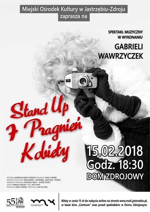 „Stand Up - 7 Pragnień Kobiety” w Domu Zdrojowym, MOK w Jastrzębiu-Zdroju