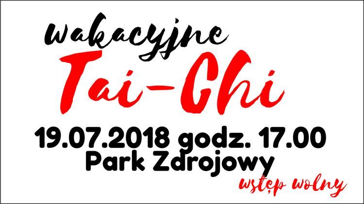 Wakacyjne Tai Chi w Parku Zdrojowym już w czwartek, MOK w Jastrzębiu-Zdroju
