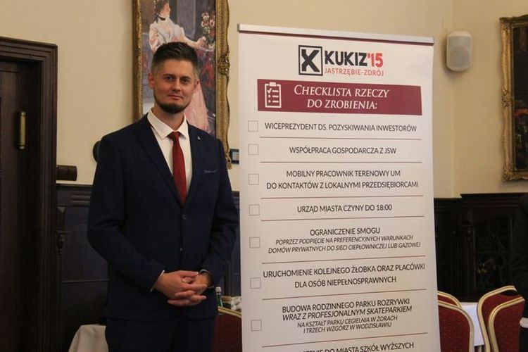 Jakub Gruszka kandydatem KUKIZ'15 na prezydenta, ap