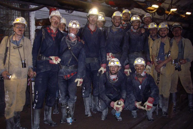 600 m pod ziemią — siatkarze JW w kopalni, Jastrzębski Węgiel