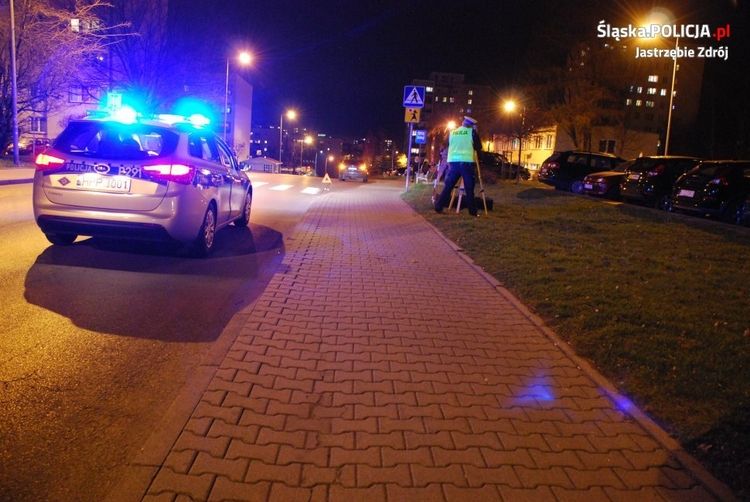 Kierująca BMW potrąciła 73-latka na pasach, Fot. Policja Jastrzębie