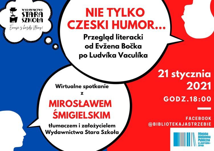 Nie tylko czeski humor. Wirtualne spotkanie z Mirosławem Śmigielskim, mat. prasowe