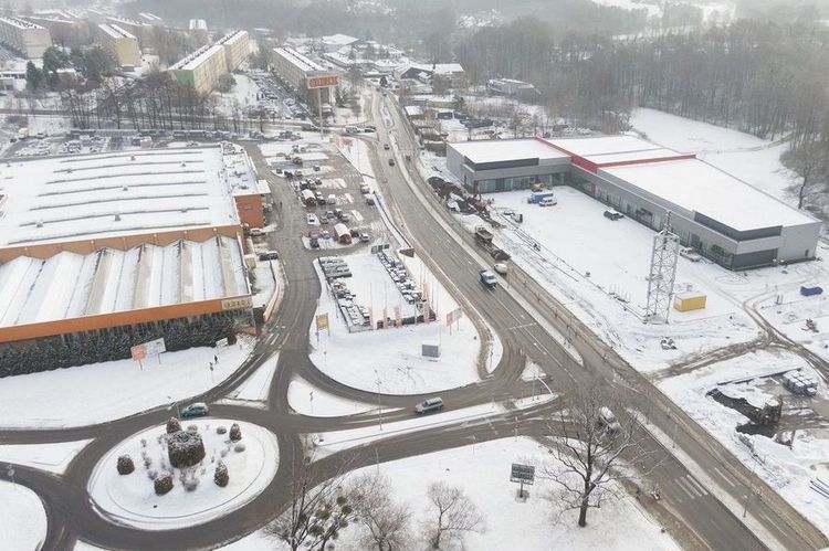 Duże zmiany na skrzyżowaniu Podhalańskiej z Handlową, miasto Jastrzębie-Zdrój