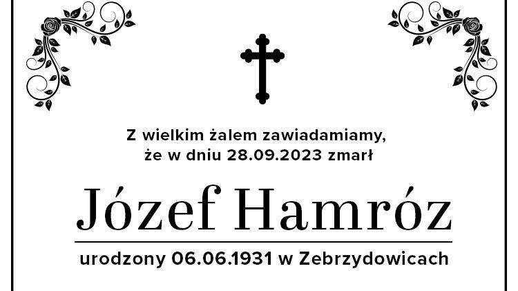 Zmarł Józef Hamróz. Prezes Koła Pszczelarzy, 