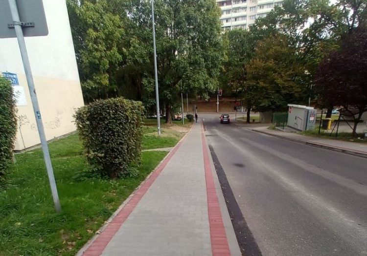 JBO: wyremontowano chodniki na Śląskiej i Mazurskiej, 