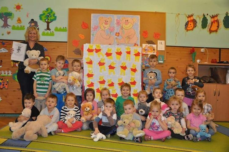 Misie z jastrzębskiego przedszkola podróżują po całej Polsce, Przedszkole nr 18 w Jastrzębiu-Zdroju