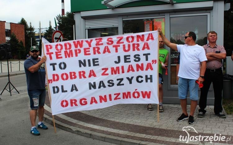 Manifestacja rodzin górniczych pod KWK Pniówek, Patrycja Wróblewska-Wojda