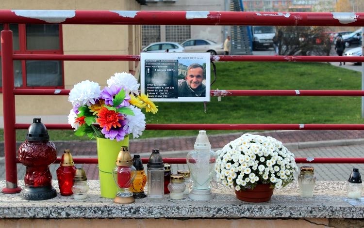 Wizja lokalna na miejscu śmiertelnego pobicia 28-letniego Jacka Hrycia, Patrycja Wróblewska-Wojda