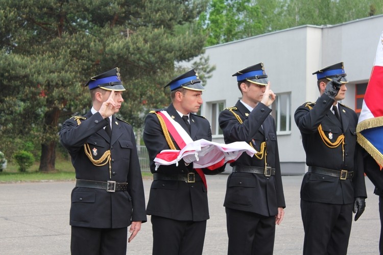 Jastrzębscy strażacy uczcili Dzień Flagi Rzeczypospolitej Polskiej, nm