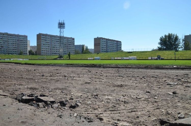 Stadion Miejski - budowa toru dla rolkarzy, UM Jastrzębie-Zdrój