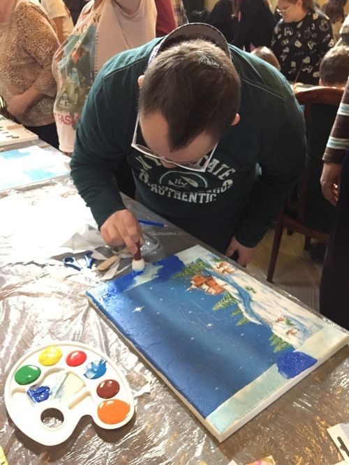 Młodzi jastrzębianie malowali swoją małą ojczyznę, Stowarzyszenie Na Rzecz Dzieci Niepełnosprawnych i Ich Rodziców „Tęcza”
