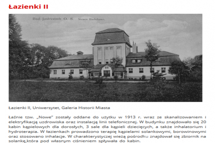 Architektura Jastrzębia sprzed 100 lat, źródło: Jaspedia.eu