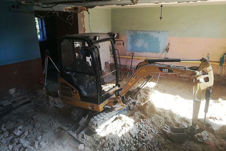 Trwa remont szkoły w Ruptawie. Zobaczcie zdjęcia!, Izabela Grela
