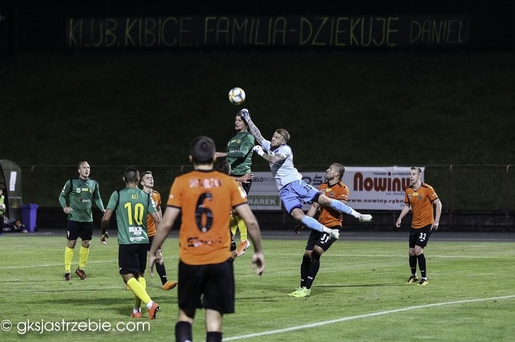 GKS - Chrobry 1:0. Gol Adamka w ostatnich minutach, Andrzej Klocek / GKS Jastrzębie