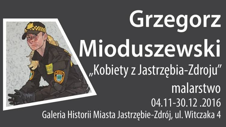 Zobacz kobiety z naszego miasta na obrazach Grzegorza Mioduszewskiego, materiały prasowe MOK Jastrzębie-Zdrój