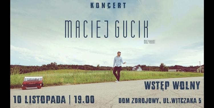 Maciej Gucik promuje debiutancką płytę. Przed nami bezpłatny koncert, materiały prasowe