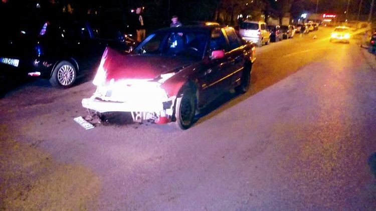 Pijany kierowca staranował trzy samochody, Jastrzębie-Zdrój- informacje drogowe 24h