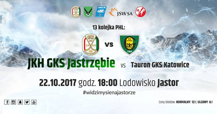 Hokej: W niedzielę na Jastor przyjedzie Tauron GKS Katowice, jkh.pl