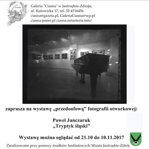 Galeria „Ciasna”: „Tryptyk śląski” Pawła Janczaruka, UM w Jastrzębiu-Zdroju