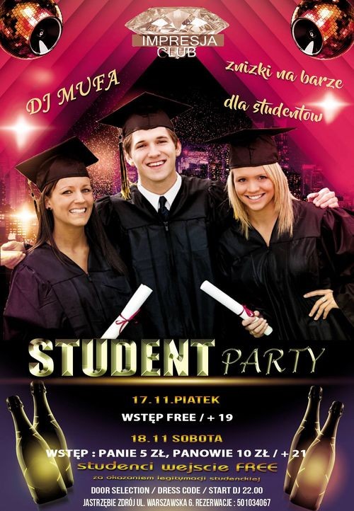 Student Party w Impresji, Klub Muzyczny Impresja