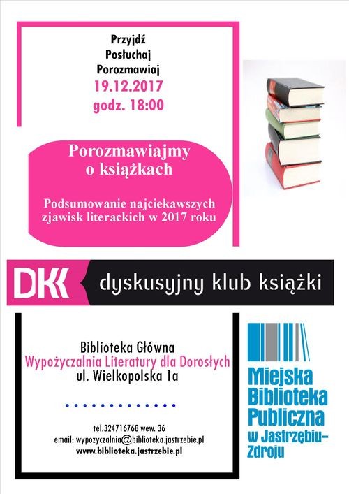 DKK: literackie podsumowanie roku w bibliotece, MBP w Jastrzębiu-Zdroju