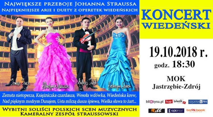 Największe przeboje Johanna Straussa zabrzmią w Jastrzębiu, MOK w Jastrzębiu-Zdroju