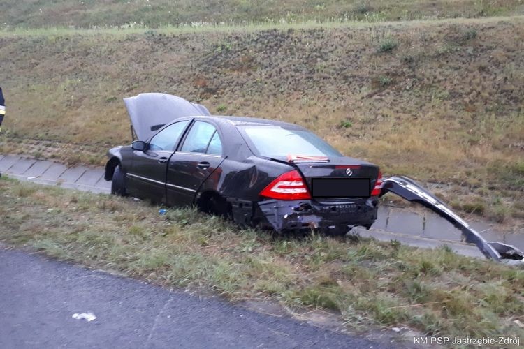 Wypadek na autostradzie A1, KM PSP Jastrzębie-Zdrój