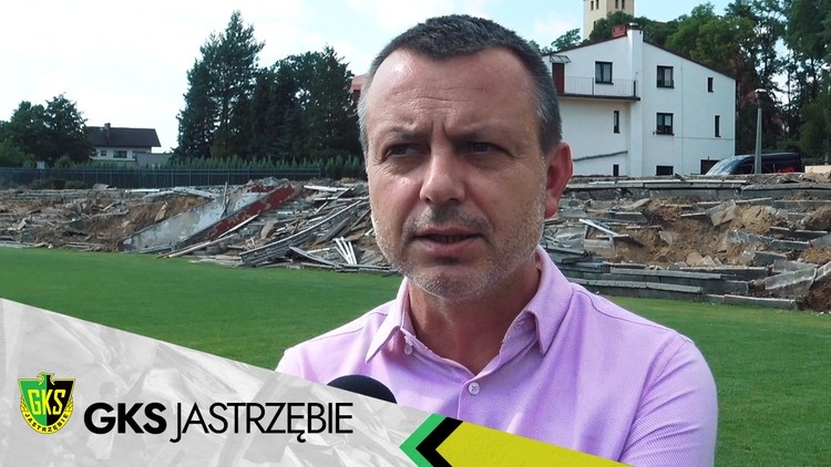 Ruszyła rozbiórka legendarnego stadionu w Jastrzębiu, GKS Jastrzębie