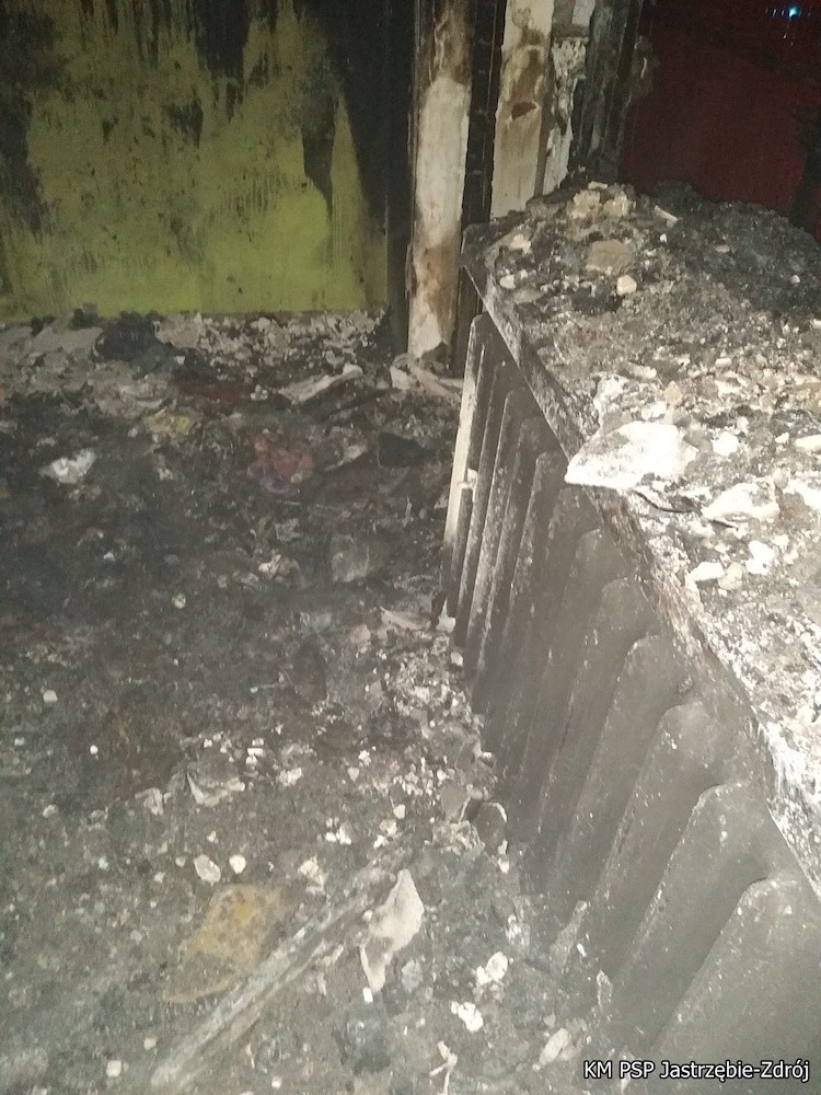 Paliło się mieszkanie na ul. Śląskiej, 
