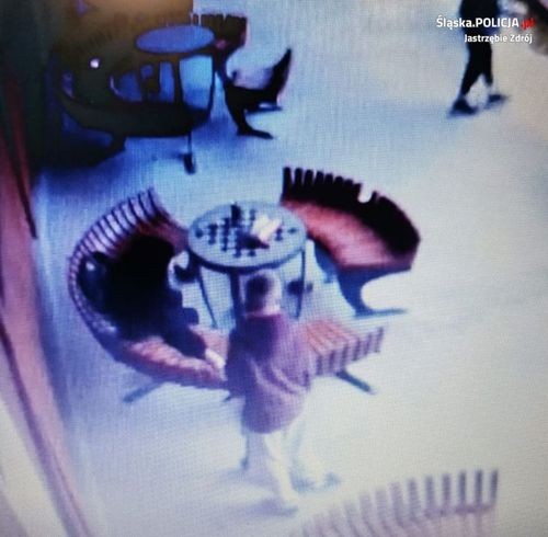 Niszczyli ławki w Inhalatorium. Policja publikuje zdjęcia, KMP Jastrzębie-Zdrój