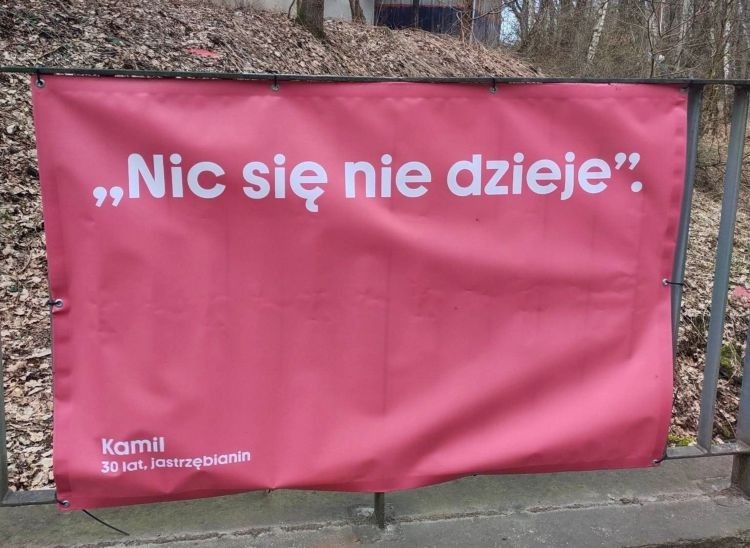 Plakatowa kampania w Jastrzębiu. 
