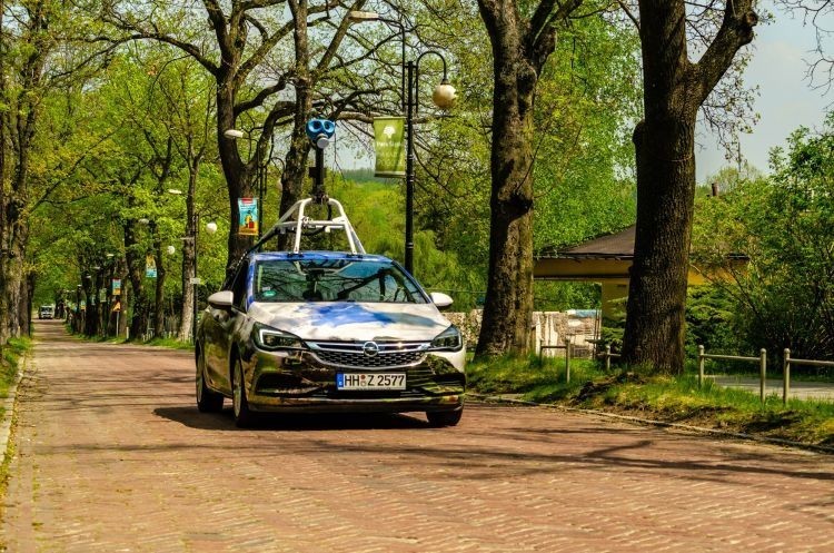 Pomachajcie do kamery! Ulicami Jastrzębia przejedzie samochód Google Street View, Park Śląski/Facebook