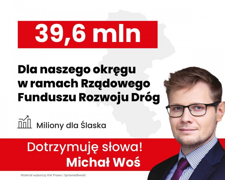 Michał Woś o inwestycjach w Jastrzębiu Zdroju i nie tylko, Materiał wyborczy KW Prawo i Sprawiedliwość